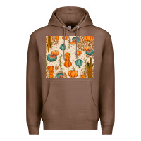 Chestnut Fall Pumpkins Premium Hoodie - texasbilliewilder