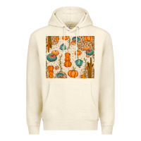 Sandshell Fall Pumpkins Premium Hoodie - texasbilliewilder