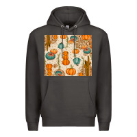 Smoke Fall Pumpkins Premium Hoodie - texasbilliewilder