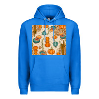 True Royal Fall Pumpkins Premium Hoodie - texasbilliewilder