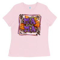 Bubblegum Pink basketball mama with leopard Ladies Tee - Zillion Design Studio