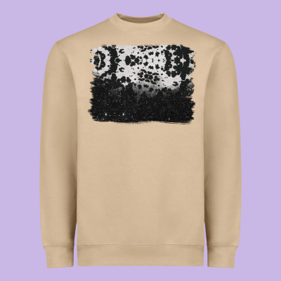 Cowhide Background Heavyweight Sweatshirt Designed By Barkaloodesign