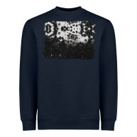 Navy cowhide background Heavyweight Sweatshirt - BarkalooDesign