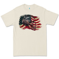 Bone Red white rawr 4th of July Premium Tee - CowGirlArtShop