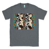 Charcoal Heather cowhide leopard gemstone brushstroke Classic Tee - AdoDesignShop
