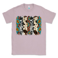 Lilac cowhide leopard gemstone brushstroke Classic Tee - AdoDesignShop