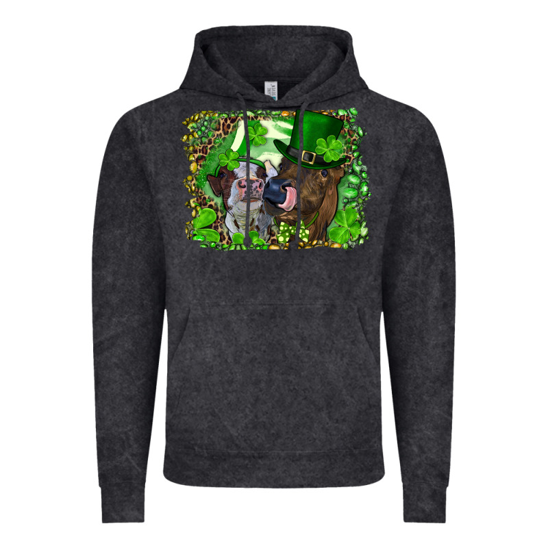 St. Patricks Day Heifers Vintage Hoodie by RanaPortraitStore | Teevron