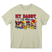 Mossy my daddy is my hero dispatcher Heavy Core Tee - Zillion Design Studio