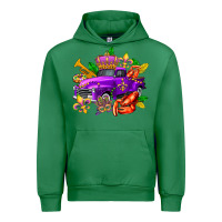 Emerald mardi gras truck olivia Urban Hoodie - OliviaCreatesArt