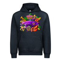 Navy mardi gras truck olivia Urban Hoodie - OliviaCreatesArt