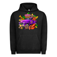 Pigment Black mardi gras truck olivia Urban Hoodie - OliviaCreatesArt
