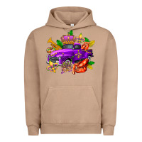 Pigment Burro mardi gras truck olivia Urban Hoodie - OliviaCreatesArt