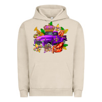 Pigment French Oak mardi gras truck olivia Urban Hoodie - OliviaCreatesArt