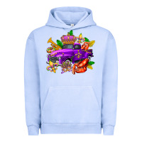 Pigment Grape Ice mardi gras truck olivia Urban Hoodie - OliviaCreatesArt