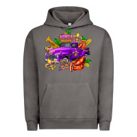 Pigment Tornado mardi gras truck olivia Urban Hoodie - OliviaCreatesArt