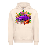 Sandshell mardi gras truck olivia Urban Hoodie - OliviaCreatesArt