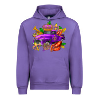 Tulip mardi gras truck olivia Urban Hoodie - OliviaCreatesArt