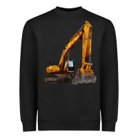 Black excavator Heavyweight Sweatshirt - LillyAllenDesigns