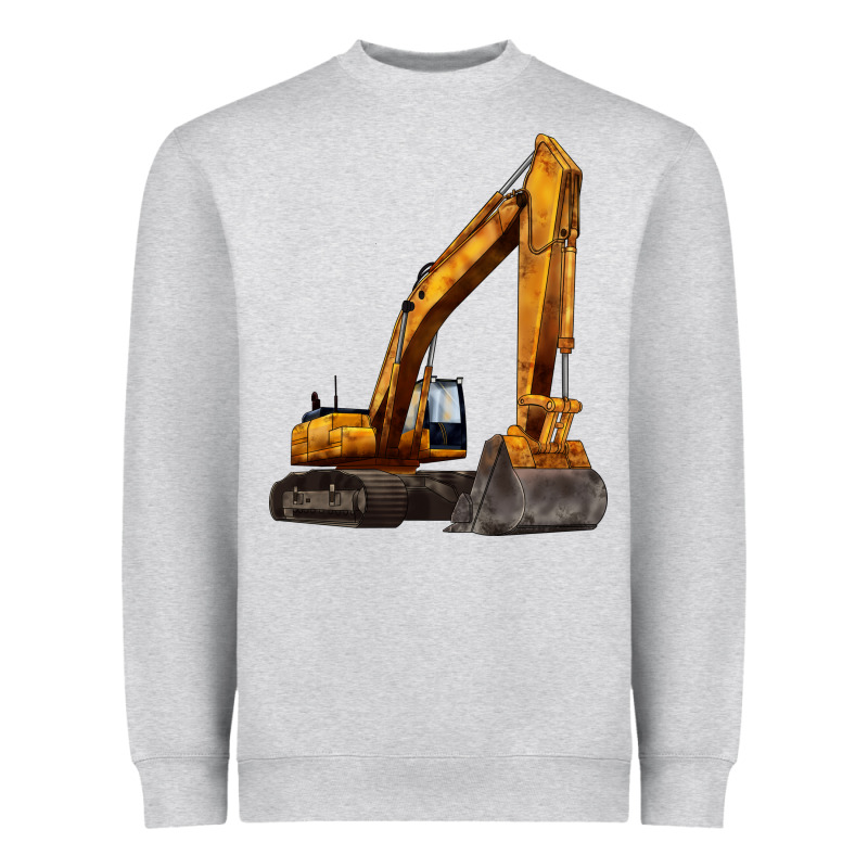 Excavator Heavyweight Sweatshirt by LillyAllenDesigns | Teevron