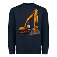 Navy excavator Heavyweight Sweatshirt - LillyAllenDesigns