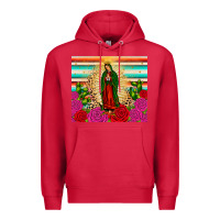 Cardinal our lady of guadalupe cactus leopard Premium Hoodie - JahusDesignShop
