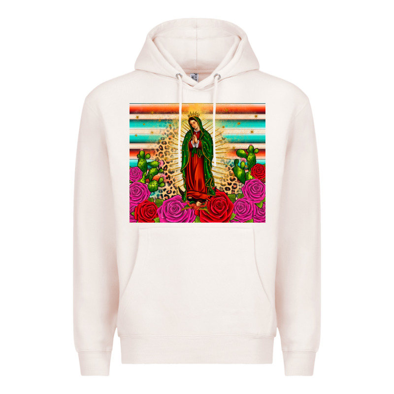 Our Lady Of Guadalupe Cactus Leopard Premium Hoodie by JahusDesignShop | Teevron