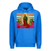 True Royal our lady of guadalupe cactus leopard Premium Hoodie - JahusDesignShop