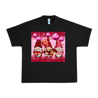 Black valentines gnomies with leopard Urban Heavy Tee - NancyCooperArtShop