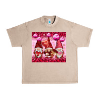 French Oak valentines gnomies with leopard Urban Heavy Tee - NancyCooperArtShop