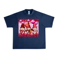Navy valentines gnomies with leopard Urban Heavy Tee - NancyCooperArtShop