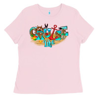 Bubblegum Pink cruise life Ladies Tee - texasbilliewilder