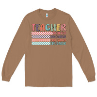 Toasted Coconut retro teacher Long Sleeve Tee - MaliasSmallBusiness