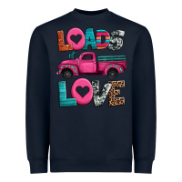 Navy loads of love valentine's day truck Heavyweight Sweatshirt - Jasminsmagicworld
