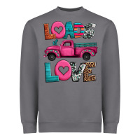 Storm loads of love valentine's day truck Heavyweight Sweatshirt - Jasminsmagicworld