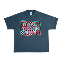Midnight Navy race track mom Urban Heavy Tee - AdoDesignShop