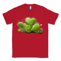 Red desert prickly pear cactus Classic Tee - LillyAllenDesigns
