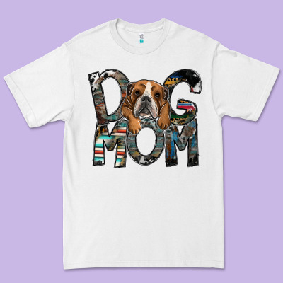 Dog Mom Premium Tee Designed By Sublimationcraftshop