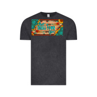 Vintage Black just a small town girl wlth gemstone arrow and sunflowers licanse plat Vintage Tee - Artiststas