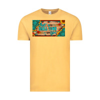 Vintage Mustard just a small town girl wlth gemstone arrow and sunflowers licanse plat Vintage Tee - Artiststas