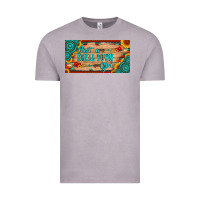 Vintage Zinc just a small town girl wlth gemstone arrow and sunflowers licanse plat Vintage Tee - Artiststas