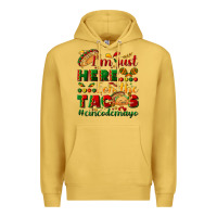 Antique Gold I'm just here for the tacos #cincodemayo Premium Hoodie - NancyCooperArtShop