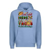 Colony Blue I'm just here for the tacos #cincodemayo Premium Hoodie - NancyCooperArtShop