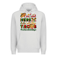 Dove Grey I'm just here for the tacos #cincodemayo Premium Hoodie - NancyCooperArtShop
