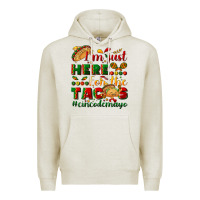 Oatmeal Heather I'm just here for the tacos #cincodemayo Premium Hoodie - NancyCooperArtShop