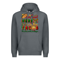 Rock I'm just here for the tacos #cincodemayo Premium Hoodie - NancyCooperArtShop