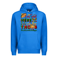 True Royal I'm just here for the tacos #cincodemayo Premium Hoodie - NancyCooperArtShop