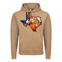 Texas Map Fall Vintage Hoodie | Teevron