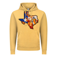 Vintage Mustard texas map fall Vintage Hoodie - JahusDesignShop