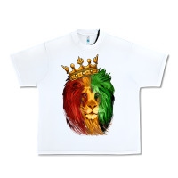 White Juneteenth Lion King Urban Heavy Tee - LillyAllenDesigns
