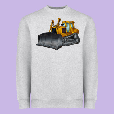 Bulldozer Heavyweight Sweatshirt Designed By Lillyallendesigns